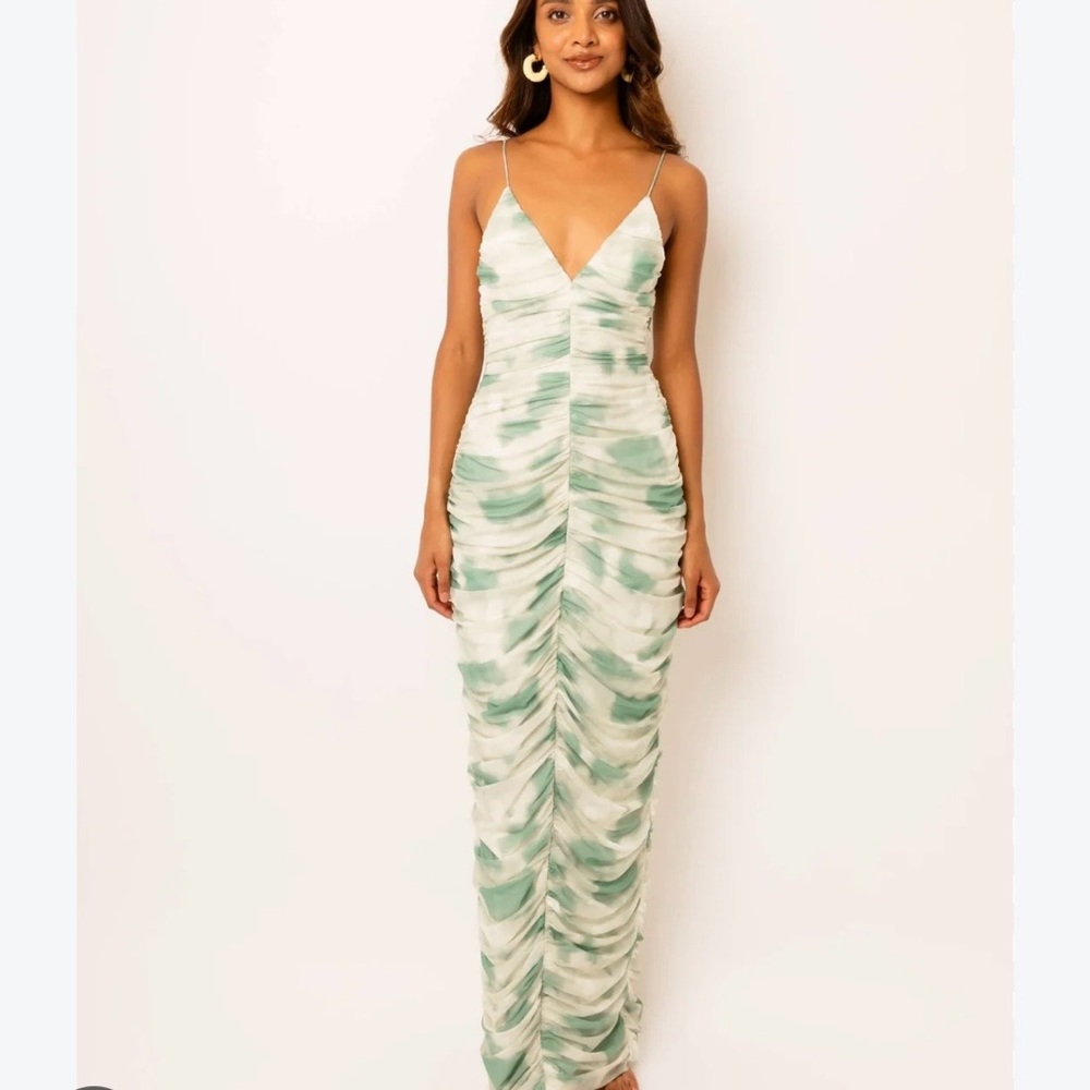 💚 Amylynn Danny Maxi Dress | NWT | S & M | Green Marble